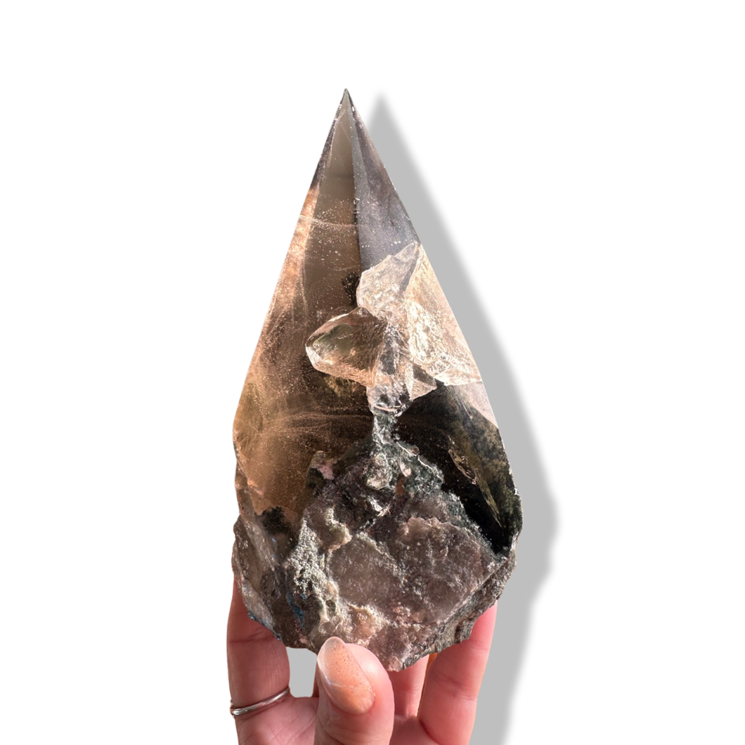 Smoky Chlorite Himalayan Freeform, Meru Peak, India