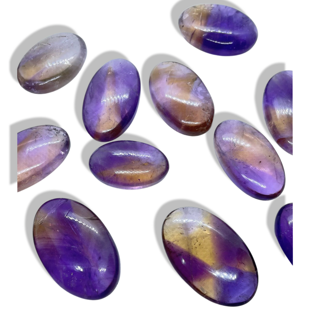 Ametrine Mini Palm, Bolivia, Crafted in India