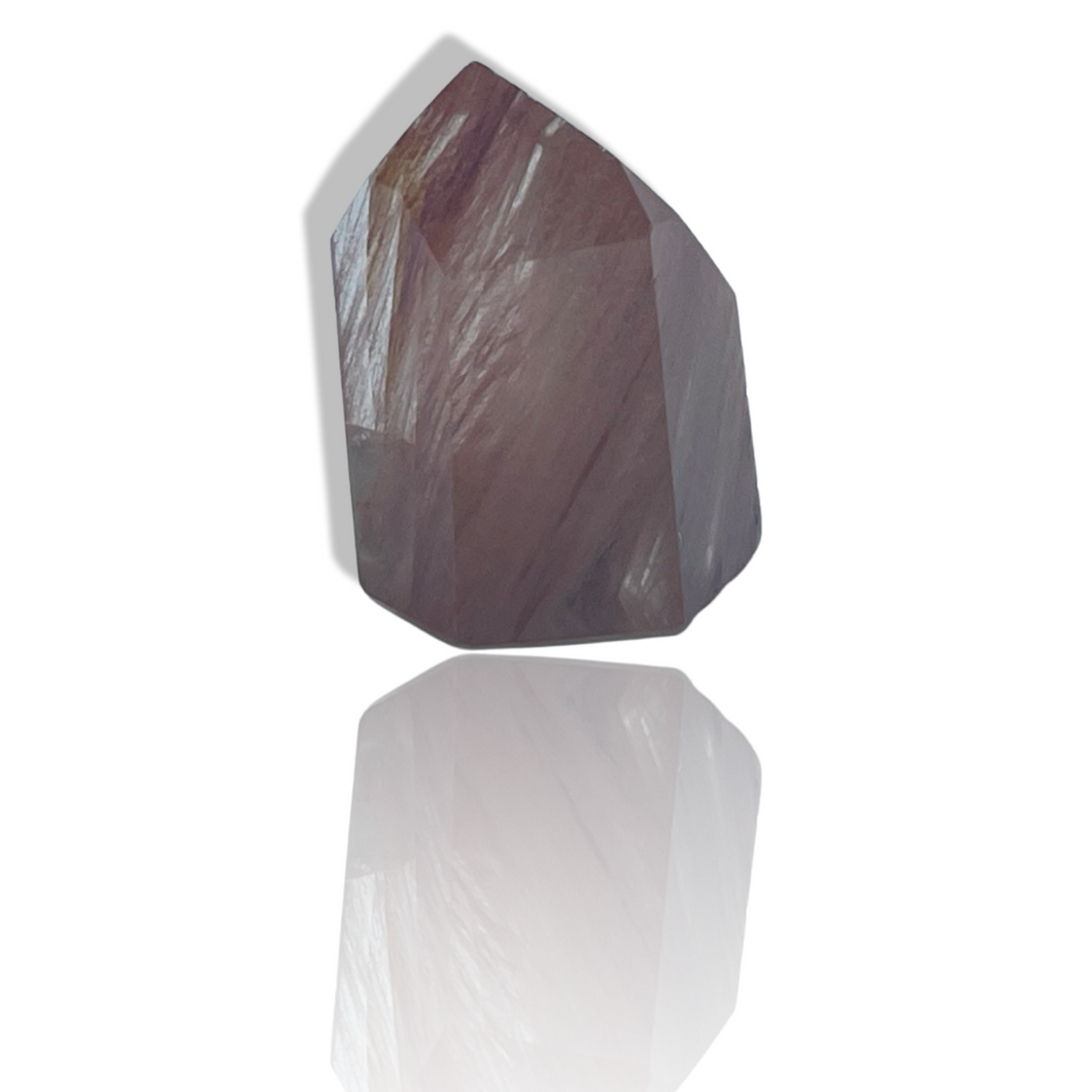 Red Phantom Amphibole Quartz, Gerais Minas, Brazil