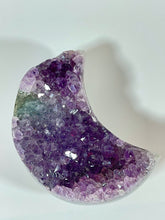Load image into Gallery viewer, Druzy Rainbow Amethyst Agate Jasper Moon, Super Extra, Brazil
