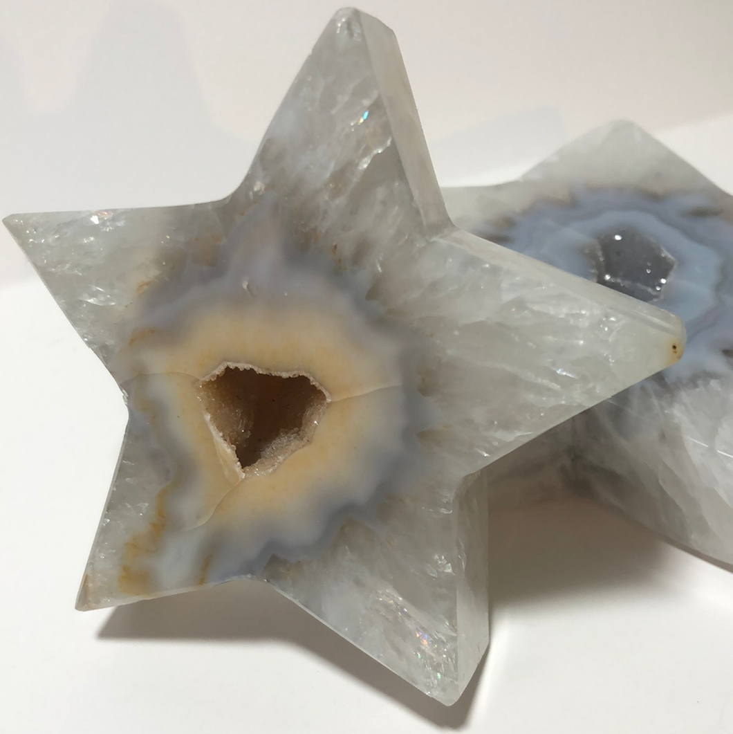 Agate Geode and Quartz Star, Brazil
